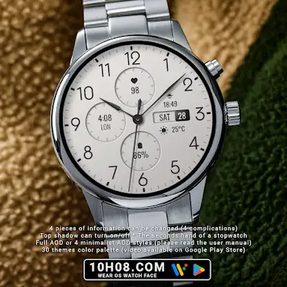Watch face 10h08.com #133 screenshot 4