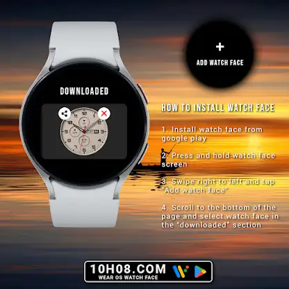 Watch face 10h08.com #134 screenshot 8