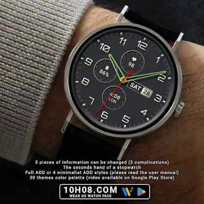 Watch face 10h08.com #134 screenshot 3