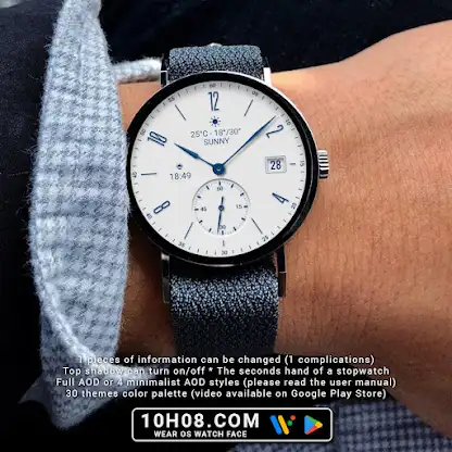 Watch face 10h08.com #135 screenshot 2