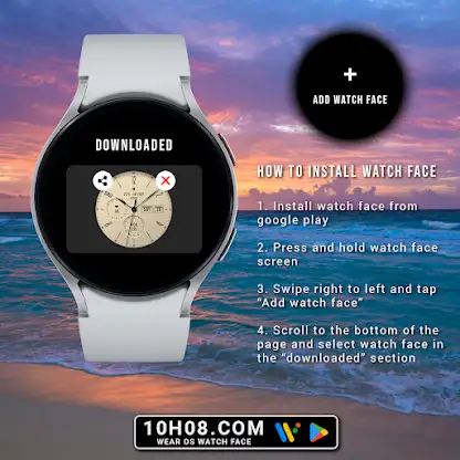 Watch face 10h08.com #137 screenshot 8