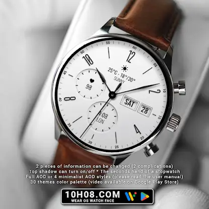 Watch face 10h08.com #137 screenshot 2