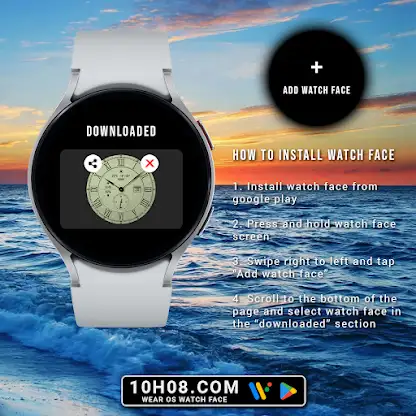 Watch face 10h08.com #138 screenshot 8