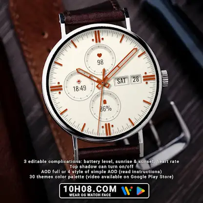 Watch face 10h08.com #140 screenshot 5