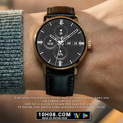 Watch face 10h08.com #140 screenshot 4