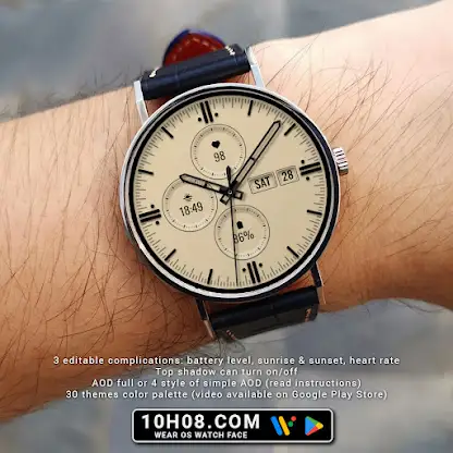 Watch face 10h08.com #140 screenshot 3