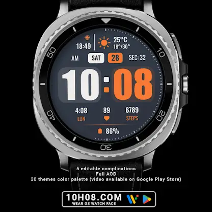 Watch face 10h08.com #145 screenshot 4
