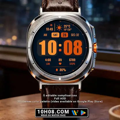 Watch face 10h08.com #145 screenshot 5