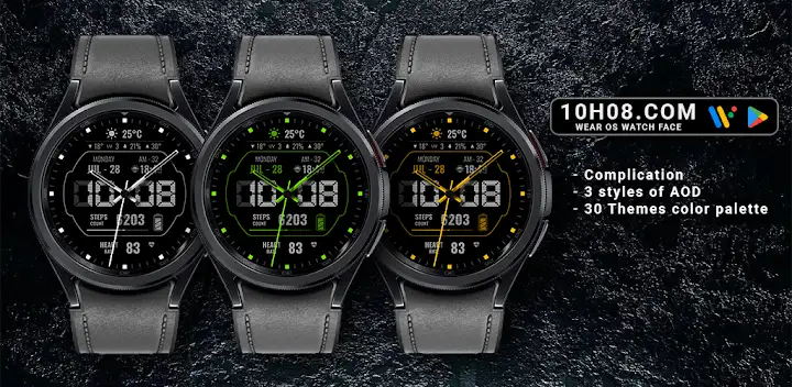 Watch face 10h08.com #57 — Android app banner