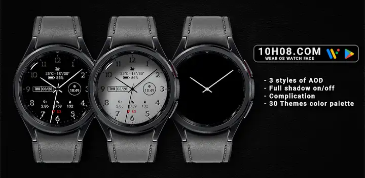 Watch face 10h08.com #59 — Android app banner