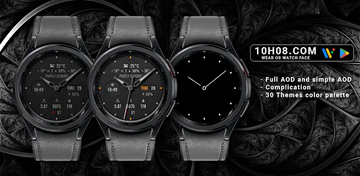 Watch face 10h08.com #61 — Android app banner