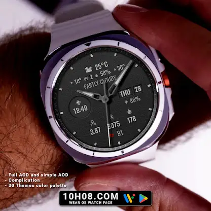 Watch face 10h08.com #61 screenshot 5