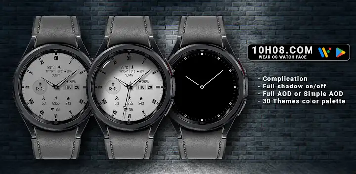 Watch face 10h08.com #62 — Android app banner