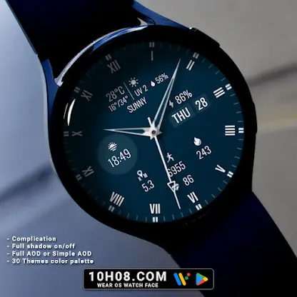 Watch face 10h08.com #62 screenshot 4