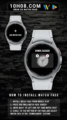 Watch face 10h08.com #69 screenshot 8