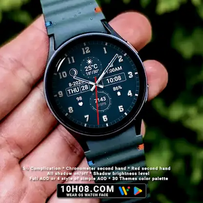 Watch face 10h08.com #70 screenshot 4