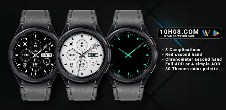 Watch face 10h08.com #73 — Android app banner