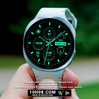 Watch face 10h08.com #73 screenshot 3
