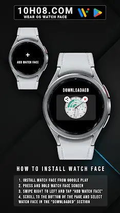 Watch face 10h08.com #74 screenshot 8