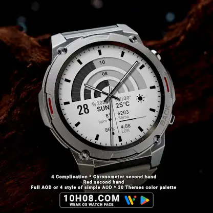 Watch face 10h08.com #74 screenshot 2