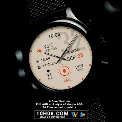Watch face 10h08.com #75 screenshot 4