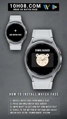 Watch face 10h08.com #75 screenshot 8