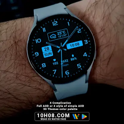 Watch face 10h08.com #77 screenshot 4