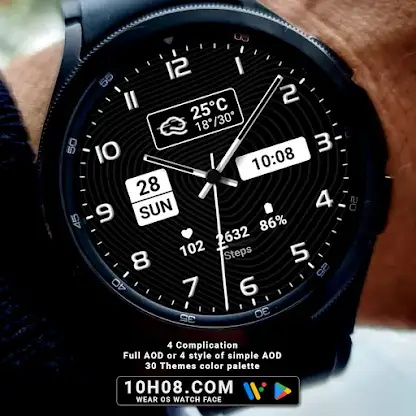 Watch face 10h08.com #77 screenshot 5