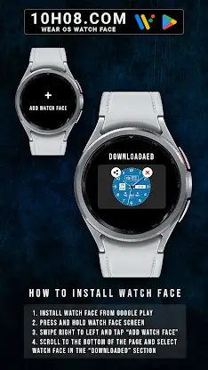 Watch face 10h08.com #77 screenshot 8