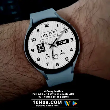 Watch face 10h08.com #77 screenshot 2