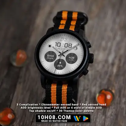 Watch face 10h08.com #86 screenshot 2