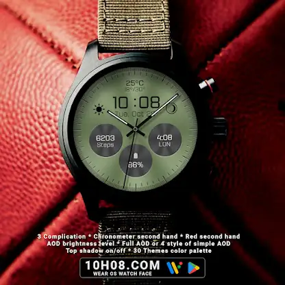 Watch face 10h08.com #86 screenshot 5