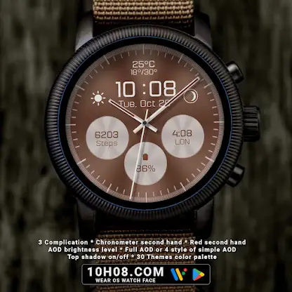 Watch face 10h08.com #86 screenshot 4