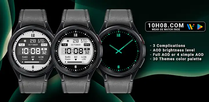 Watch face 10h08.com #87 — Android app banner