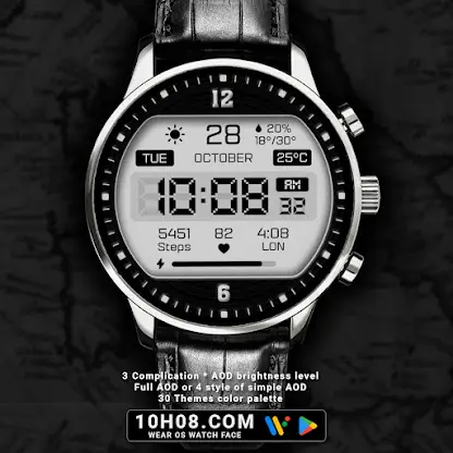 Watch face 10h08.com #87 screenshot 3