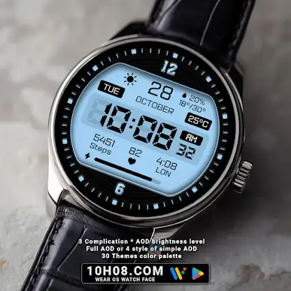 Watch face 10h08.com #87 screenshot 2