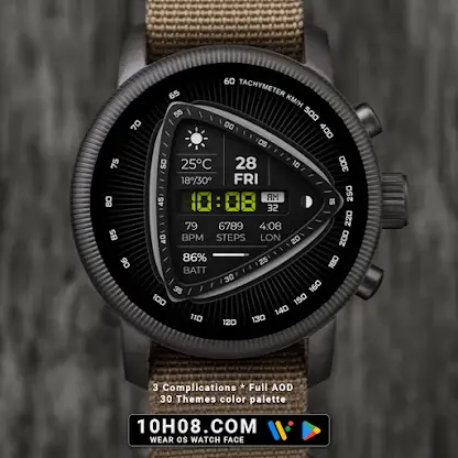 Watch face 10h08.com #97 screenshot 3
