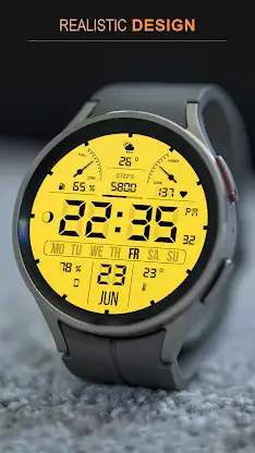 WFP 105 Retro watch face screenshot 6