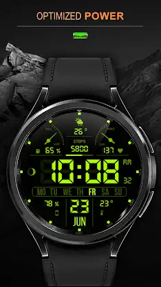 WFP 105 Retro watch face screenshot 7