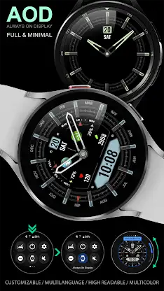WFP 116 Hybrid watch face screenshot 4