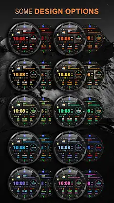 WFP 125 Digital watch face screenshot 2
