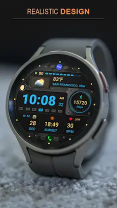 WFP 125 Digital watch face screenshot 5