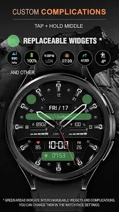 WFP 161 Luxury watch face screenshot 4