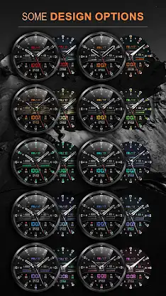 WFP 161 Luxury watch face screenshot 2