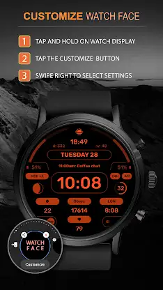 WFP 201 Informer watch face screenshot 4
