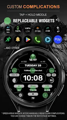 WFP 201 Informer watch face screenshot 3