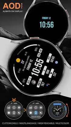 WFP 202 Digital watch face screenshot 8