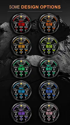 WFP 202 Digital watch face screenshot 2