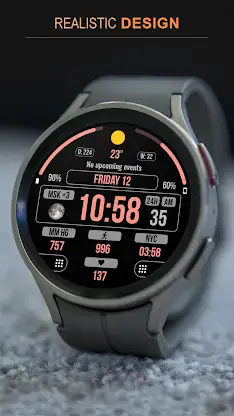 WFP 202 Digital watch face screenshot 6