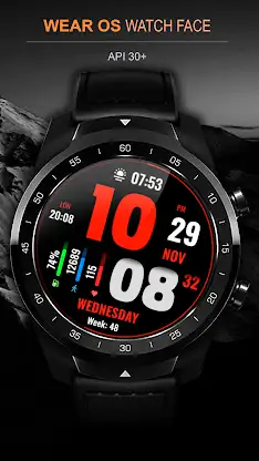 WFP 219 Stylish watch face screenshot 7